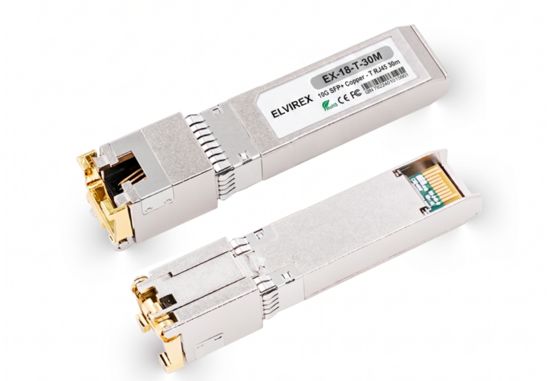 10GBase-T SFP+ to RJ-45 Transceiver